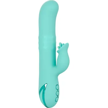 Vibrátor CalExotics Bel Air Bombshell (Blue), perličkový vibrátor s jazýčky
