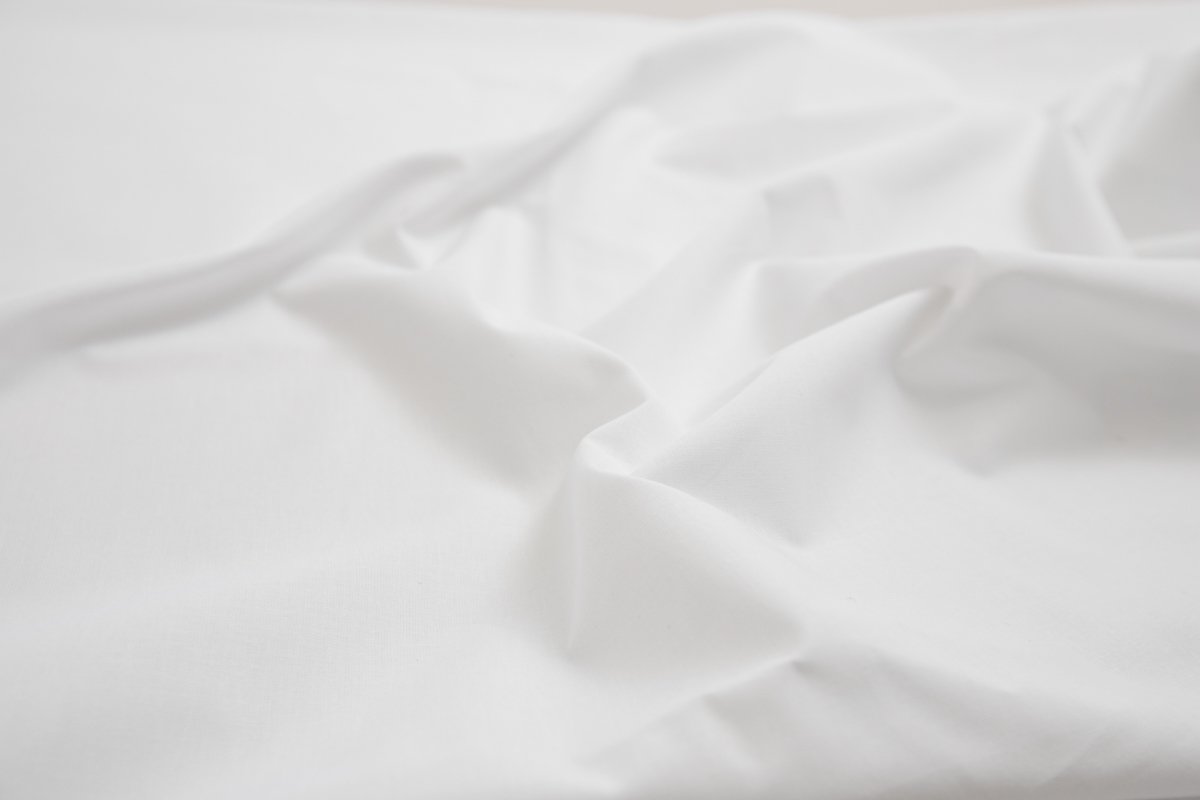 Podpěrová s.r.o. Bavlna, látka, plátno UNI bílá