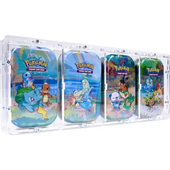 Sběratelství Akrylový box Pokémon 4x Tin - mini (Pokémon tin (mini))