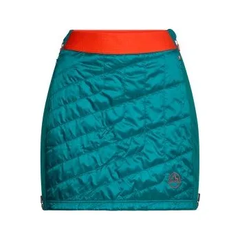 Dámská sukně La Sportiva Warm Up Primaloft Skirt Women Everglade/Cherry Tomato červená L