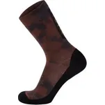 Mons Royale Atlas Merino Crew Sock Copper Tie Dye hnědá M