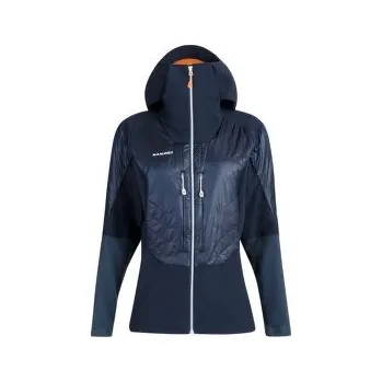 Dámská větrovka Mammut Eisfeld SO Hybrid Hooded Jacket Women Night modrá M