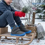 Protetika - zimní barefoot boty s membránou PRO-TEX DARYK grey - zateplené Veľkosť: 24