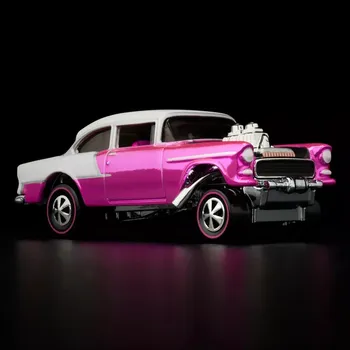 autíčko Hot Wheels - RLC Exclusive ’55 Chevy Bel Air Gasser - Pink JCP37
