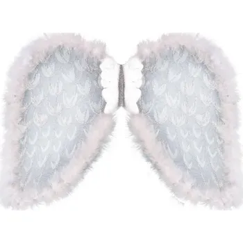 Karnevalový doplněk Křídla anděl bílá 45x36 cm