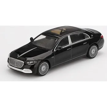 autíčko Mercedes-Maybach S 680 černý 1:64 - MiniGT Mercedes Maybach S680 - kovový model auta