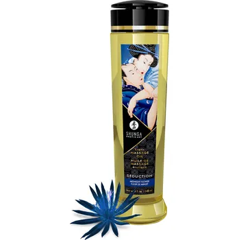 Profesionální masážní olej Shunga Erotic Massage Oil Seduction Midnight Flower 240 ml