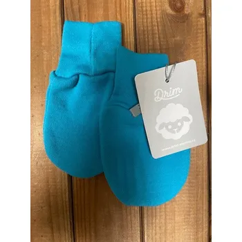 Rukavice MERINO Baby rukavičky/pěstičky - Tyrkysová, Drim-Merino