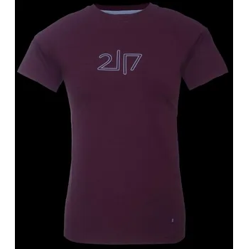 Dámské tričko 2117 of Sweden ALKEN dámské funkční triko s krátkým rukávem, dark plum L + DÁREK