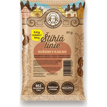 Sušenky kakao s proteinem z mandlí - štíhlá linie, 60 g