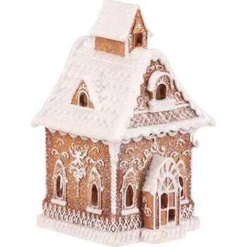 Domek perníkový, polyresin, LED