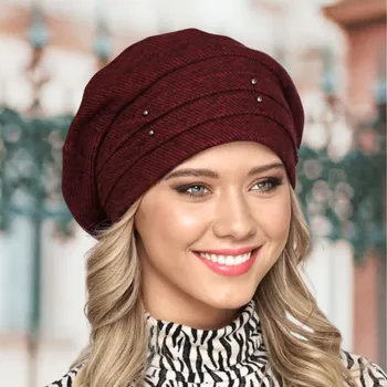 Čepice Krumlovanka W-0133/Z4P vínová