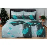 Povlečení mikrosatén BILA tyrkysové