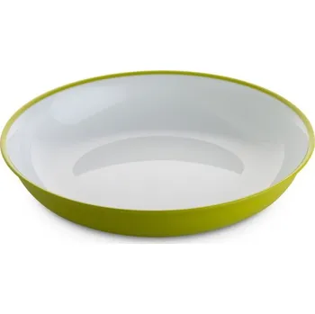 Talíř Talíř plastový nerozbitný hluboký Omada 20xh4cm zelený