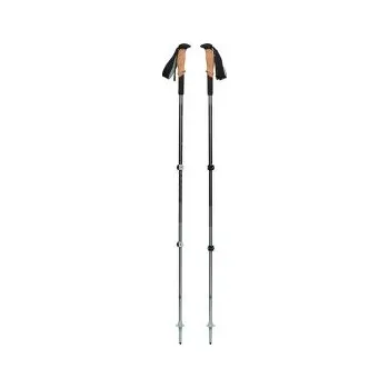 Trekingová hůl Black Diamond PURSUIT SHOCK TREKKING POLES Steel Grey-Foam Green šedá S/M