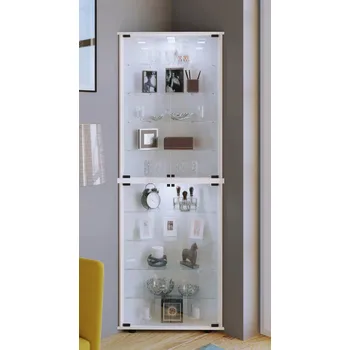 Policová skříň VCM Vecko Maxi vitrína bílá