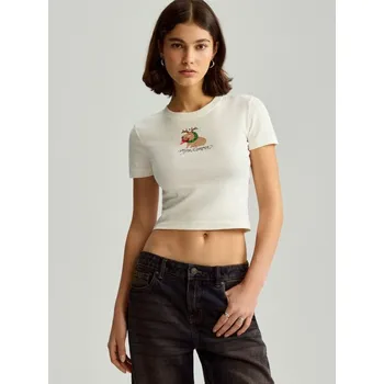 Dámské tričko Přiléhavé tričko - XS - House - krémový - 933DH-01X