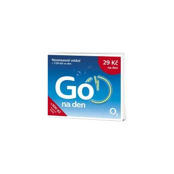 SIM karta O2 SIM karta GO na Den - Kredit 100Kč 8595106663621