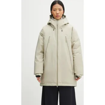 Péřová bunda MM6 Maison Margiela x Salomon, XS, béžová, 80X