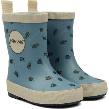 Dívčí holínky POM POM Dětské holínky Pom Pom® GumBoots™ - Beetle Velikost: 24