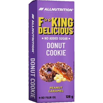 ALLNUTRITION Fitking Delicious Donut Cookie (128 g, Lískový oříšek karamel)