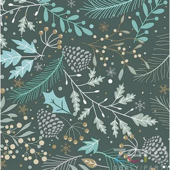 Papírový ubrousek Ubrousky &#039;Daisy&#039; 33 x 33 cm 3N (20 ks) - (Vánoce) zimní vzory