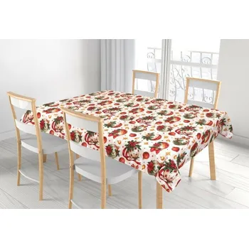 ubrus Bellatex Ubrus Vánoční ozdoby, 70 x 70 cm, červená