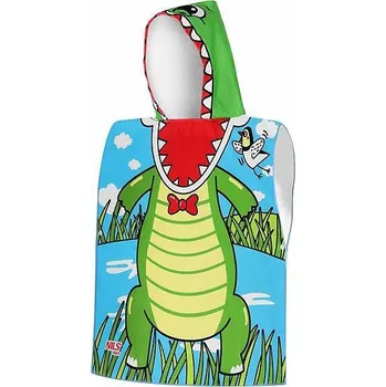 Ručník - pončo z mikrovlákna NILS aqua NAR20 Crocodile