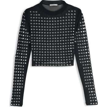 GATE Síťovaný top s kamínky 38 625-1561/89