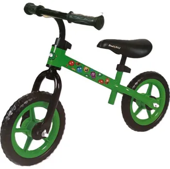 Odrážedlo Bottari Dětské odrážedlo Bimbo Bike 10' Příšerky, zelená