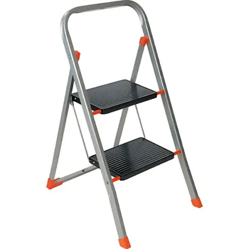 Žebřík StavUR TINTO Ocelové domácí schůdky - 2 až 4 stupně Počet stupňů: 2