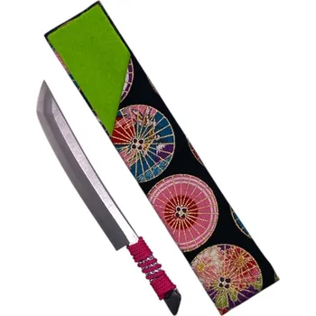 Pracovní nůž Japonský nůž Higonokami OMAMORI z modré oceli Warikomi - 130 mm, originální barevné kombinace A5