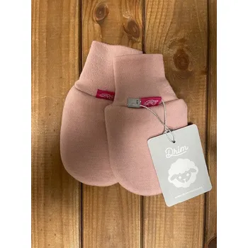 Rukavice MERINO Baby rukavičky/pěstičky - Světle růžová, Drim-Merino