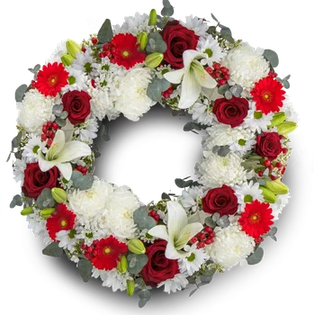 Smuteční dekorace Smuteční věnec Adeline EXTRA velký - Belles Fleurs