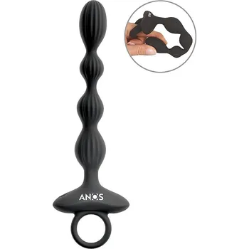 ANOS Flexible Anal Beads With Jumping Vibrations, anální vibrační kuličky