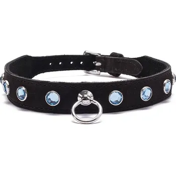 BDSM obojek Octane Crystal Collar - Light Blue