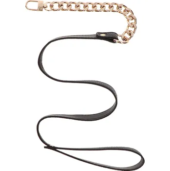 BDSM obojek TABOOM Dona Statement Leash, koženkové vodítko k obojku