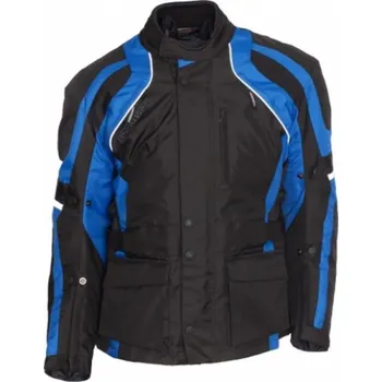 Moto bunda Pánská motocyklová bunda Lookwell Commander Barva: Modrá, Velikost: XS