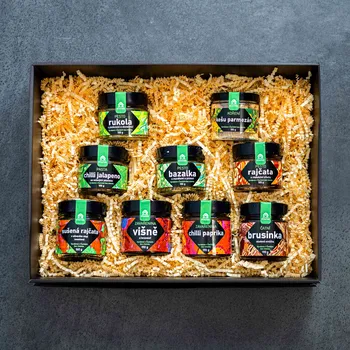 Dárkový potravinový koš Dárkový balíček - velký 2, 1,23 kg