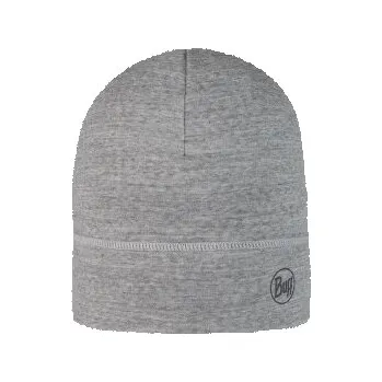 Pokrývka hlavy Merino Wool Hat Buff (113013) SOLID LIGHT GREY šedá