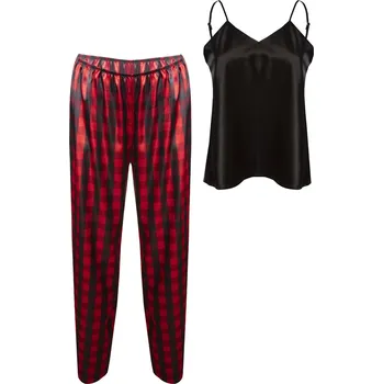 Dámské pyžamo Dkaren DK-KI-017 barva:black-crate L