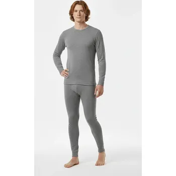 Set pánského termoprádla Pánský komplet komplet halena a kalhoty s příměsí Merino vlny Gaubert Barva/Velikost: šedá / XXL