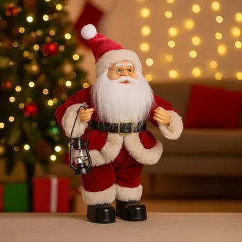 PM Euro Trading Tancující Santa Claus, 30 cm 496440