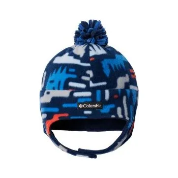 Čepice Columbia Youth Frosty Trail II Earflap Beanie Collegiate Navy Highland 465 modrá S/M