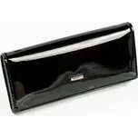 Matná dámská peněženka Alexie, černý lak