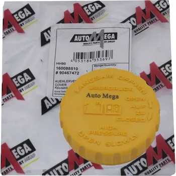 Palivová nádrž Uzavírací víčko, nádoba chladiva AUTOMEGA 160088510