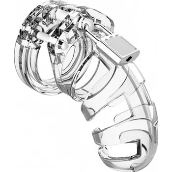 Pás cudnosti ManCage 02 Chastity Cage čirá klec na penis