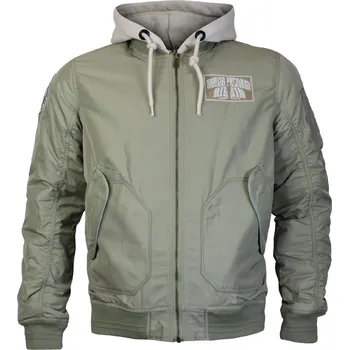 Yakuza Premium Pánská bomber bunda 3961 - světle olivová - 3961_OLV Velikosti: XL