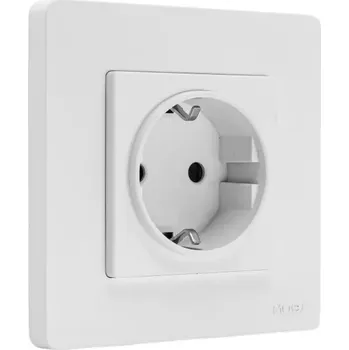 Elektrická zásuvka MOES Socket - zásuvka ve stejném designu jako ta chytrá Bílá
