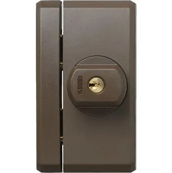 Přídavné zajištění oken ABUS FTS96, stejné zamykání, hnědá